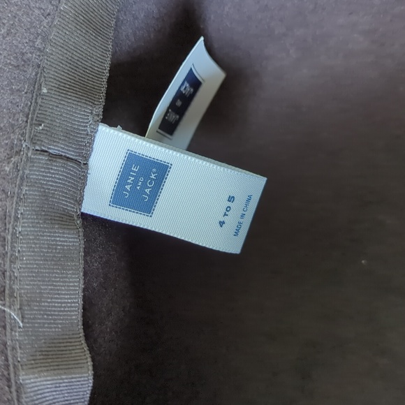 Jaine and Jack Girl's Gray Hat - Size 4-5 - Picture 5 of 7